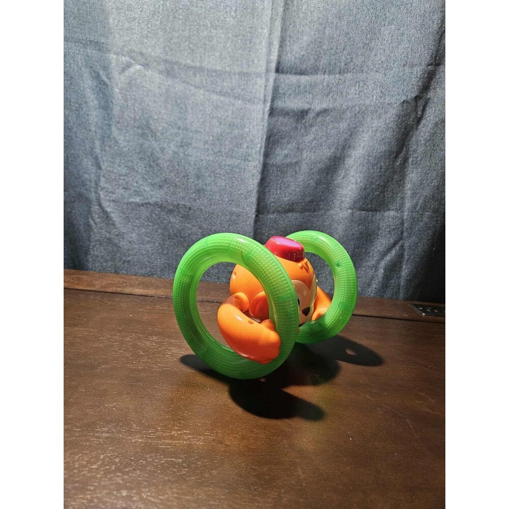 Bright Starts Roll & Glow Monkey | Musical Light Up Crawl Toy | Tummy Time Toy - Picture 6 of 16
